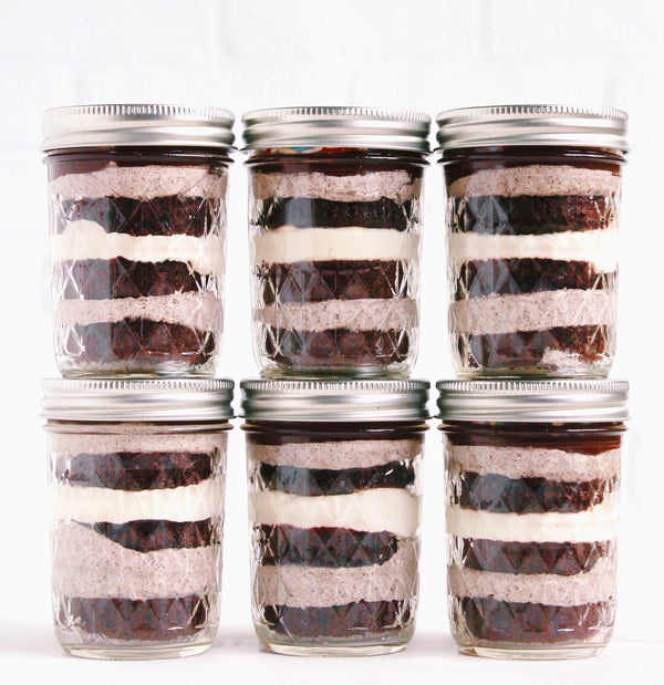 Weekend Special! Tipsy Whiskey Layer Cake Jars