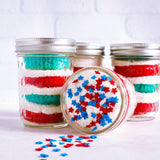 Limited Special! Stars & Stripes Layer Cake Jars - Ships Tuesday 6/30