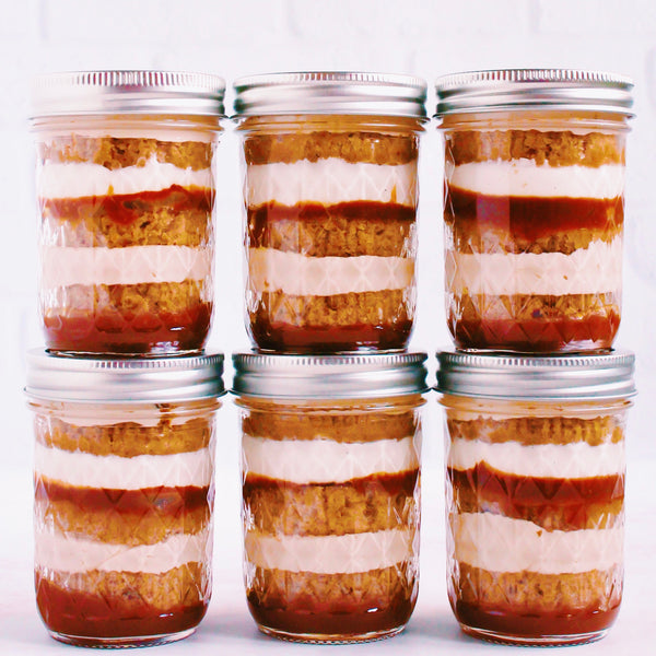 Pre-order! Thanksgiving Layer Cake Jars - Choose Your Flavors! Ships Monday 11/24