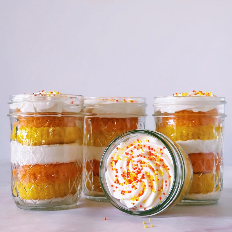 Pre-Order! Halloween Layer Cake Jars - Choose your flavors! - Ships Tuesday 10/28