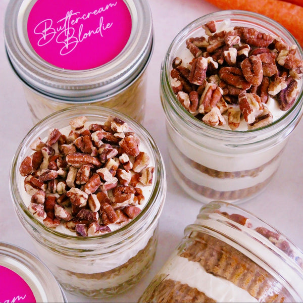 24 Carrot Layer Cake Jars