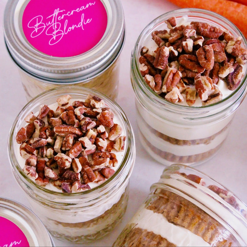 24 Carrot Layer Cake Jars