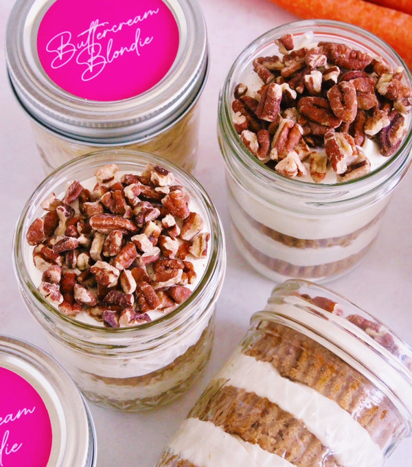 24 Carrot Layer Cake Jars