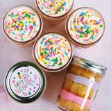 Easter Layer Cake Jars - Choose Your Flavors! Ships Wednesday 4/16