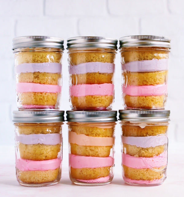 Confetti Layer Cake Jars