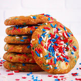 Pre-order: Red, White and Blue Birthday Cake Dozen - Ships Tuesday 6/30